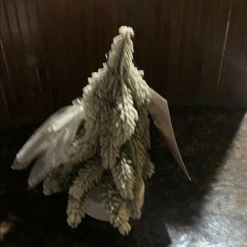 Frosted Green Holiday Tree Decor